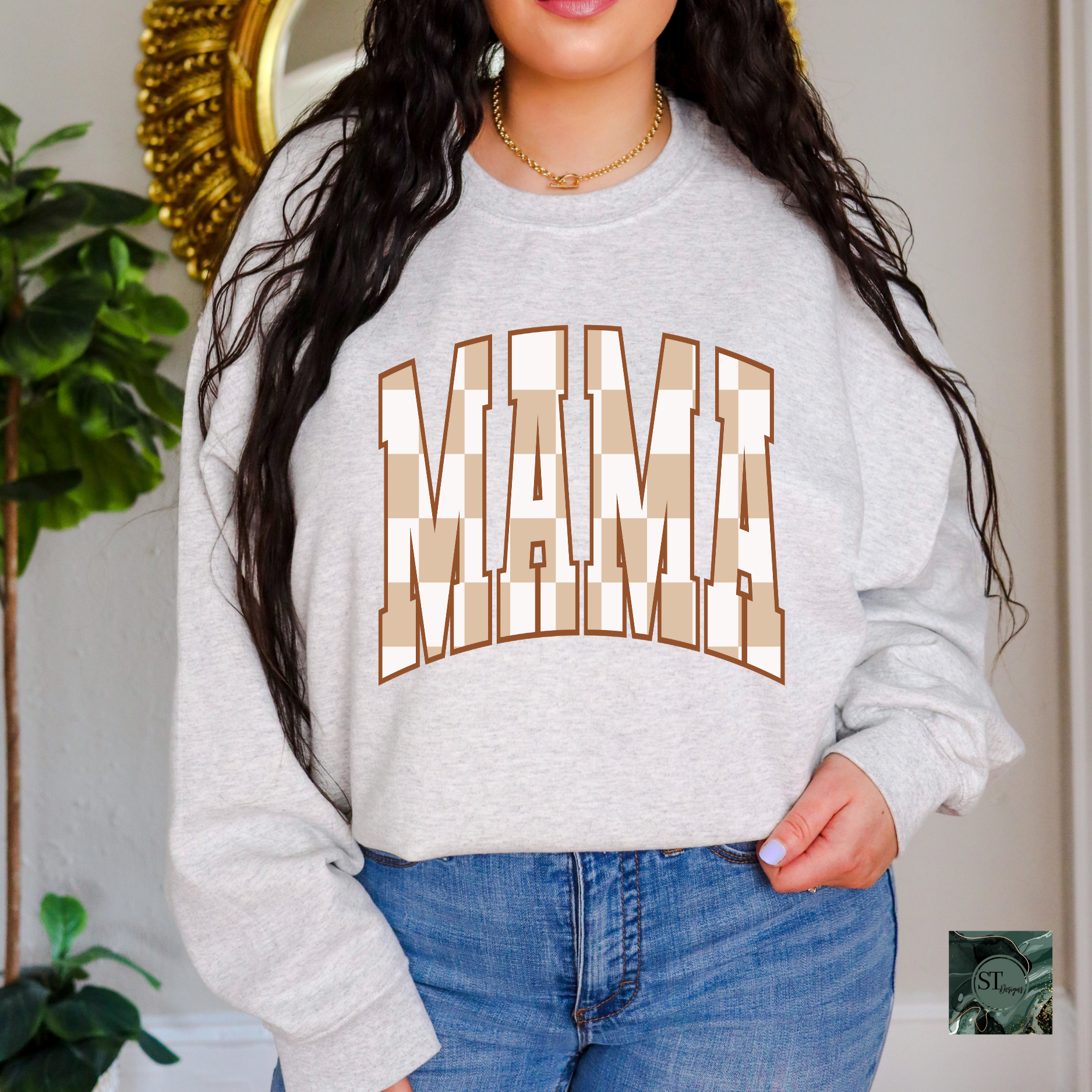 MAMA Varsity Crewneck