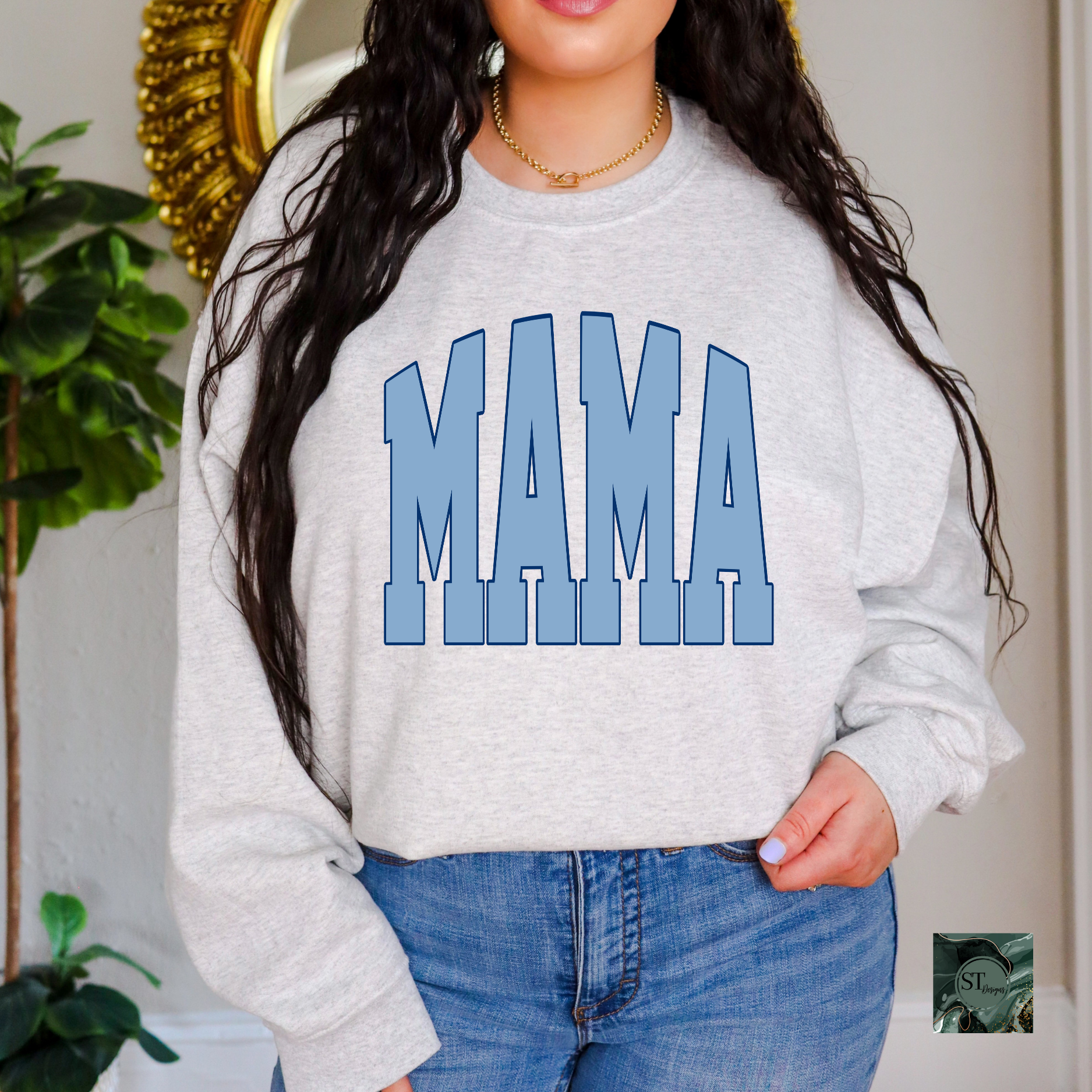 MAMA Varsity Crewneck