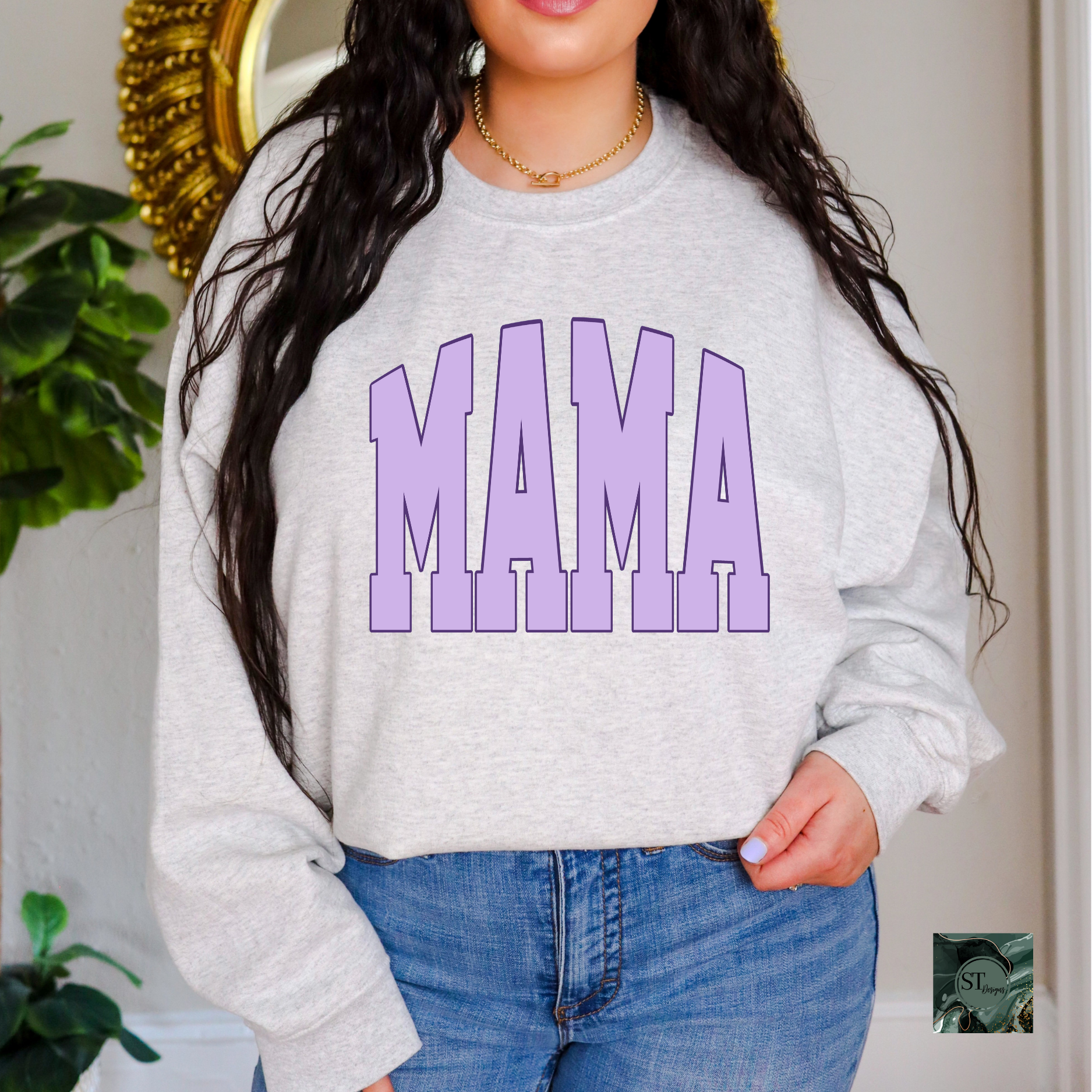 MAMA Varsity Crewneck