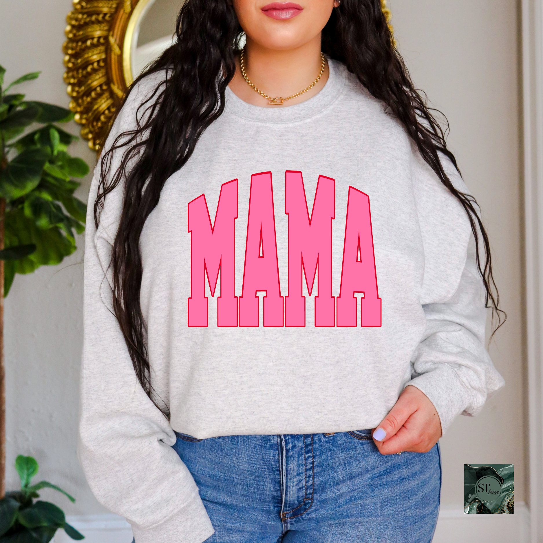 MAMA Varsity Crewneck