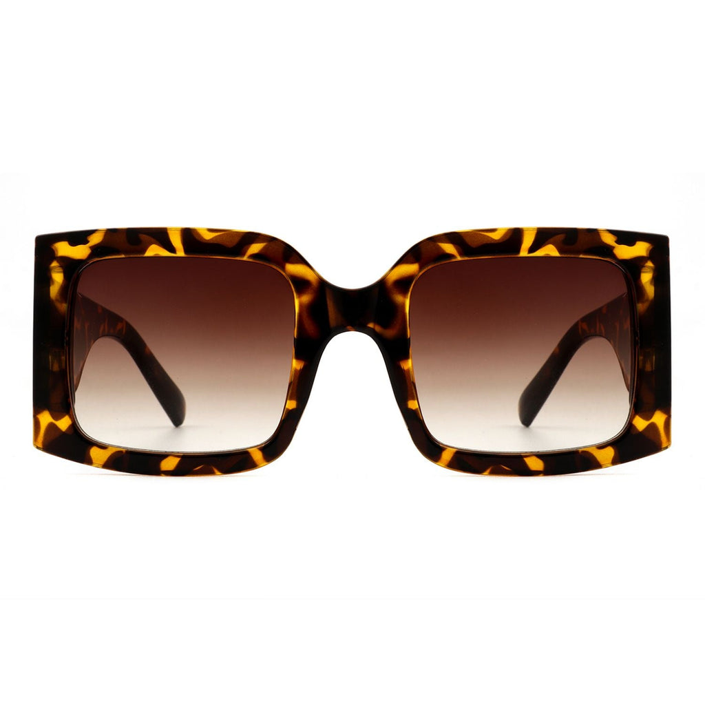 Vesela - Retro Square Oversize Fashion Sunglasses