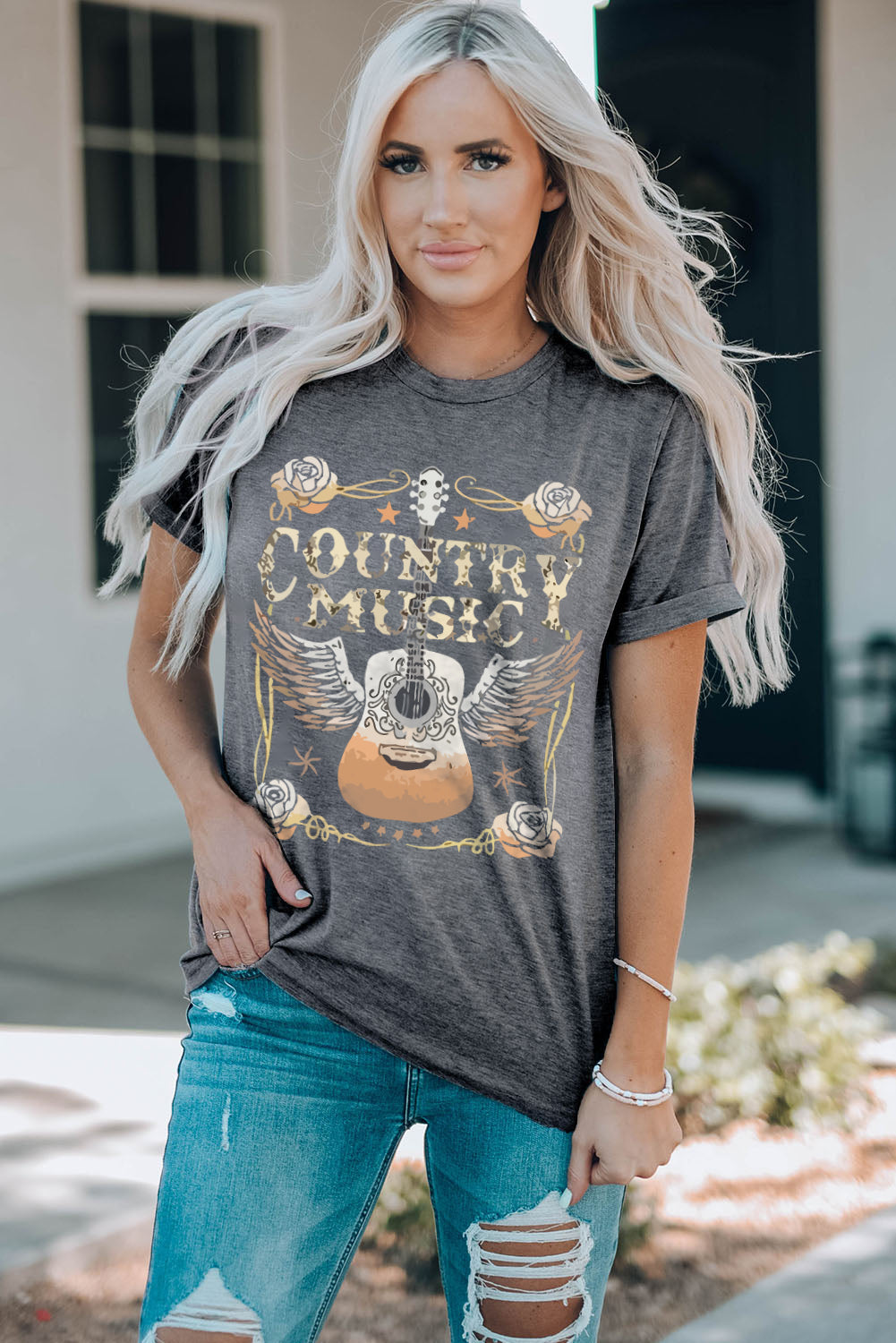 COUNTRY MUSIC Guitar Tee-3