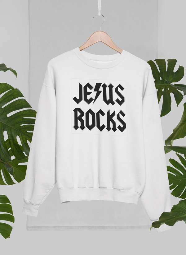 Jesus Rocks Sweat Shirt